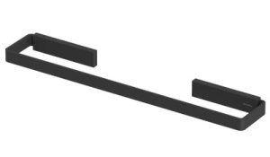 Держатель для полотенец Whitecross Cubo CU2450BL / CU2452BL, 45, черный матовый