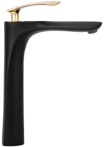 Смеситель для умывальника Rea Orbit Black Gold REA-B2055