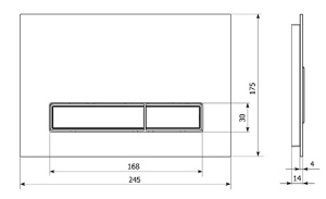 Комплект инсталляции 7 в 1 Lavinia Boho Relfix Bell Pro Rimless 75110031