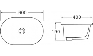 Умывальник BelBagno BB1004