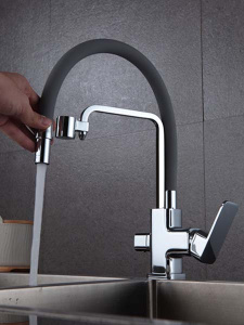 Смеситель для кухонной мойки Ganzer GZ12026-C под фильтр