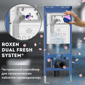Комплект инсталляции 8 в 1 Roxen StounFix Dual Fresh 506406-2 черный матовый, черный матовый