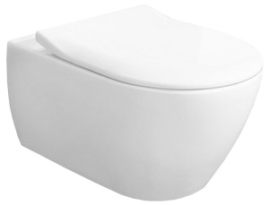 Комплект инсталляции Viega Prevista Dry 792855 с кнопкой и подвесным унитазом Villeroy&Boch Subway 2.0 5614R201 Soft Close