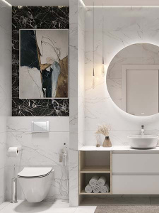 Комплект инсталляции Cersanit Vector с кнопкой Corner 64077 и унитазом City Smart CO DPL EO slim