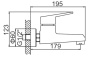 Смеситель для ванны Ledeme H59 L3259