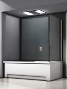 Душевая шторка на ванну Good Door Screen SP-G-CH, 70х140, матовый