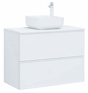 Столешница Aquanet Арт 60 / 75 / 90 / 100 белый матовый, 60, белый матовый