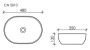 Умывальник CeramicaNova Element CN5010