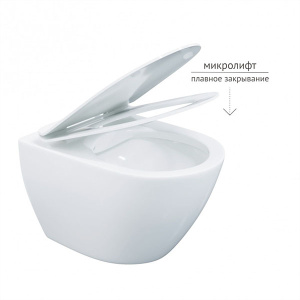 Комплект инсталляции Berges Atom Line 410 c кнопкой белой, унитазом Puma XL Rimless и сиденьем Toma Slim SO