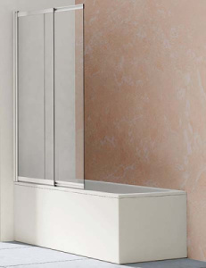 Душевая шторка на ванну Vincea VSB-1E100CL, 100х145, прозрачный