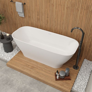 Ванна из искусственного камня Whitecross Clover RAL матовый Solid Surface