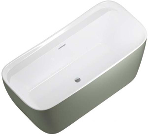 Акриловая ванна Allen Brau Infinity 2 2.21002.20/CGM / 2.21002.21/CGM, 170х78, белый матовый, цементно-серый