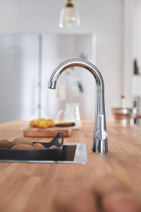 Смеситель для кухонной мойки Grohe Zedra 30026002 / 30026DC2 под фильтр на одну воду, хром