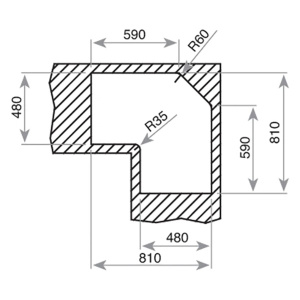 Кухонная мойка Teka ANGULAR 2B POLISHED 10118005