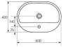 Умывальник Cersanit CASPIA OVAL
