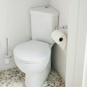 Напольный угловой унитаз Vitra Arkitekt 9754B003-7201