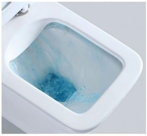 Подвесной унитаз CeramaLux 2622E безободковый (с крышкой SoftClose)