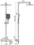 Душевая стойка Ganzer GZ12163-C