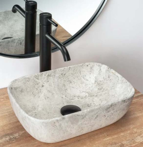 Умывальник Rea Camelia Light Stone