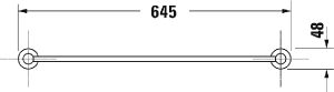 Держатель для полотенец Duravit D-Code 0099241000