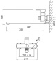 Смеситель для ванны Gerhans K13108