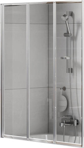 Душевая шторка на ванну New Trendy Trex P-0153 / P-0154, 100х140, прозрачный