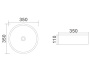 Умывальник Uptrend Kaya TR4361