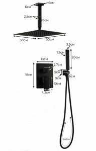 Душевая система скрытого монтажа Filarete Fing FL1044MG