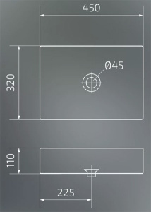 Умывальник Gid N1204