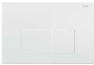 Кнопка для инсталляции Iddis Optima Home OPH10G0i77 / OPH10B0i77 / OPH10W0i77, белый глянцевый