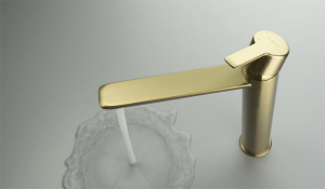 Смеситель для умывальника Deante Arnika Gold BR BQA_R20N