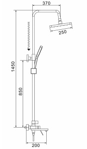Душевая стойка Shevanik S4336C