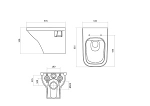 Комплект инсталляции с унитазом Santek Нео Rimless 1WH501758