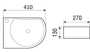 Умывальник WeltWasser WW Aisbach 5014 L