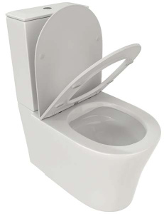 Напольный унитаз Cerutti Santa CT8916 безободковый с крышкой Soft Close