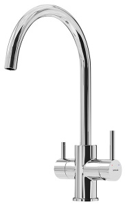 Смеситель для кухонной мойки Sancos Taper SC4012CH / SC4012BN с подключением к фильтру воды, хром