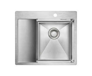 Кухонная мойка Paulmark Kroner PM225951-BS / PM217851-BS L / R, 59х51, нержавеющая сталь