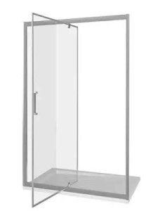 Душевая дверь Good Door Orion WTW-PD-G-CH, 100х185, матовый