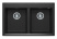Кухонная мойка Polygran Brig-790, 79х50, черный