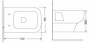 Подвесной унитаз Porta Archi
