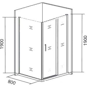 Боковая стенка Good Door Cofe SP-80-C-CH
