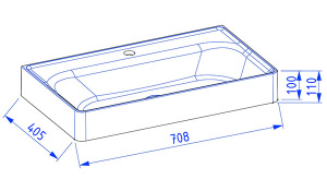 Умывальник Lauter Solid Surface
