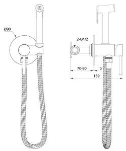 Набор смесителей Oliveeka OL-829902+88869017-CR