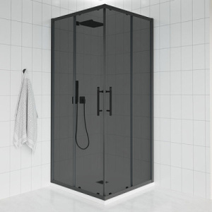 Душевой уголок Veconi Evo 300 B тонированный прямоугольный, 120х90, тонированный