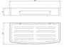 Полка Omnires Uni UN10331GR