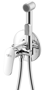 Смеситель встраиваемый Rossinka RS45-51 с гигиеническим душем