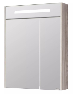 Шкаф-зеркало Акватон Сильва 60 1A216202SIW60 дуб фьорд