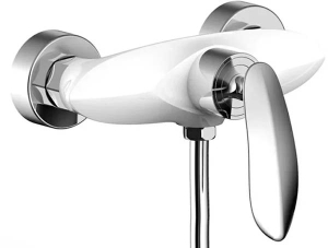 Смеситель для душа Grocenberg GB9001WC белый / хром