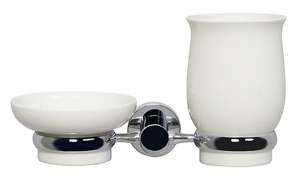 Стакан Wasserkraft K-28226 с мыльницей