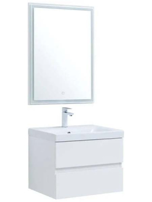 Комплект мебели Aquanet Беркли 50 / 60 / 80 белый глянец
